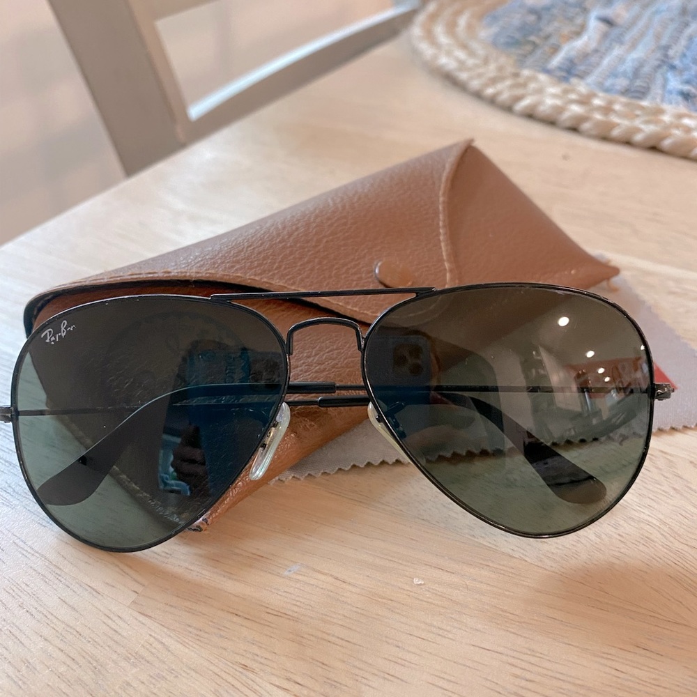 RayBan Aviators All Black